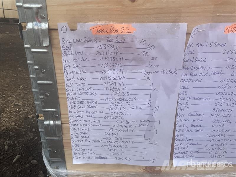 Quantity of Pallet of Misc Parts Other components