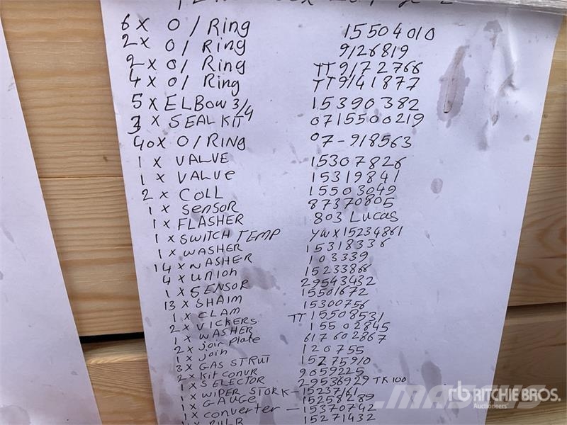 Quantity of Pallet of Misc Parts Other components