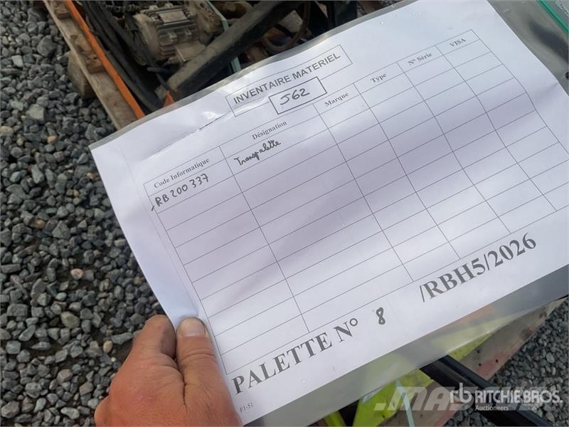  Quantity Of Rental Equipment Andere Zubehörteile