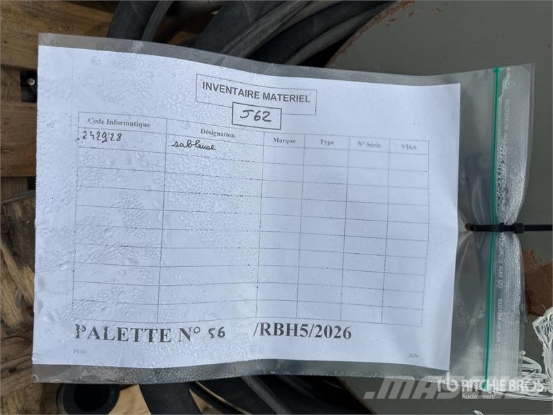  Quantity of Rental Equipment Andre komponenter