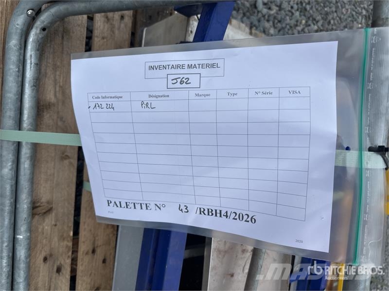 Quantity of Rental Equipment Overige componenten