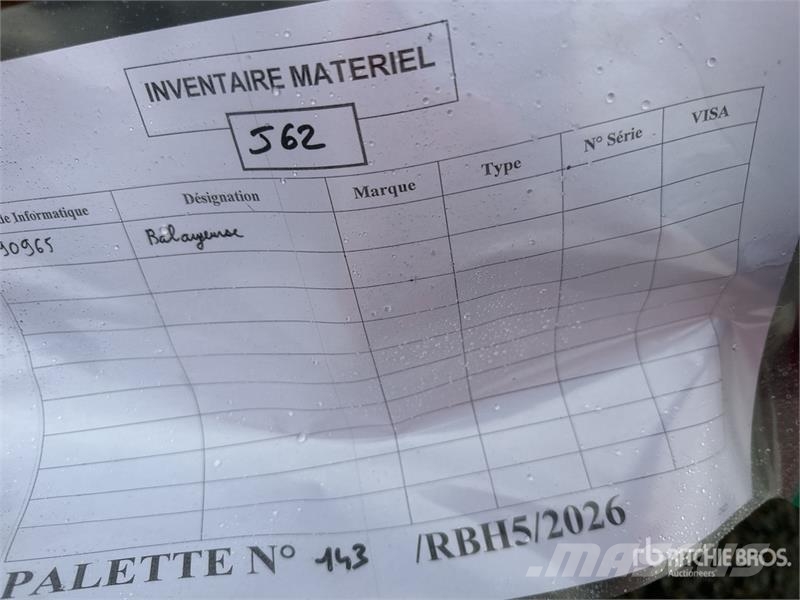  Quantity Of Rental Equipment Overige componenten