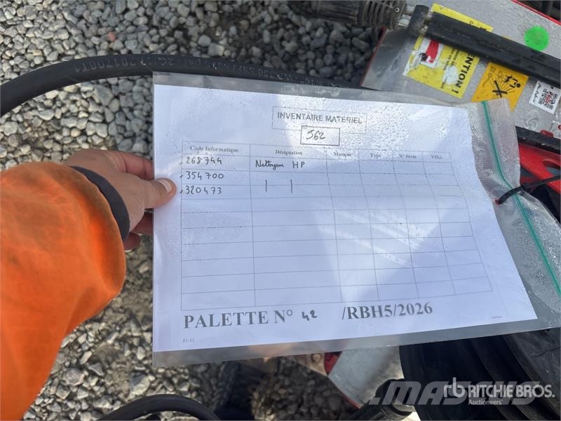 Quantity of Rental Equipment Andere Zubehörteile