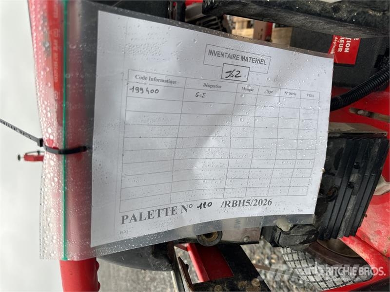Quantity Of Rental Equipment Andre komponenter
