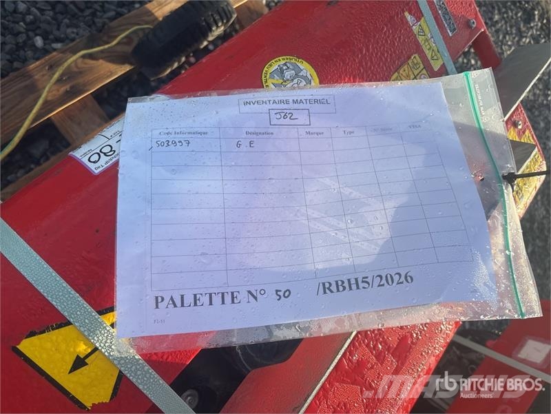  Quantity of Rental Equipment Andere Zubehörteile