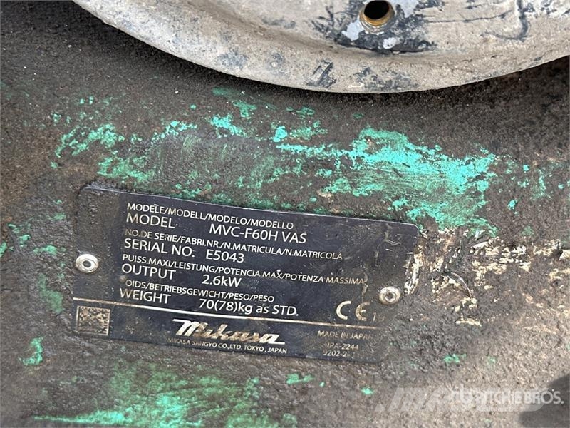 Quantity of Vibratory Plate Compactor Виброплиты и вибротрамбовки