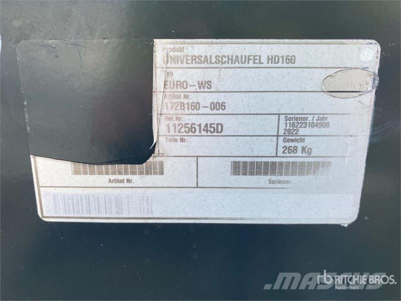 Quicke GM+ 160 Bucket (Unused) ماكينات زراعية - غير ذلك