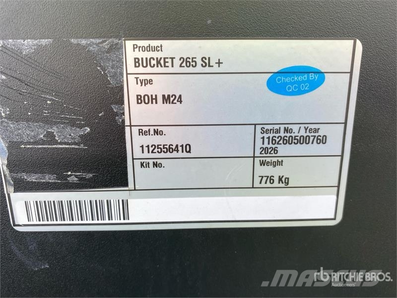 Quicke SL+ 265 BOH Bucket (Unused) Sonstige Landmaschinen