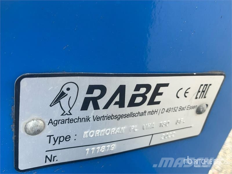 Rabe Kormoran PL VHA 180 8-F. 3-Point 8 Bottom Reversib Döner pulluklar