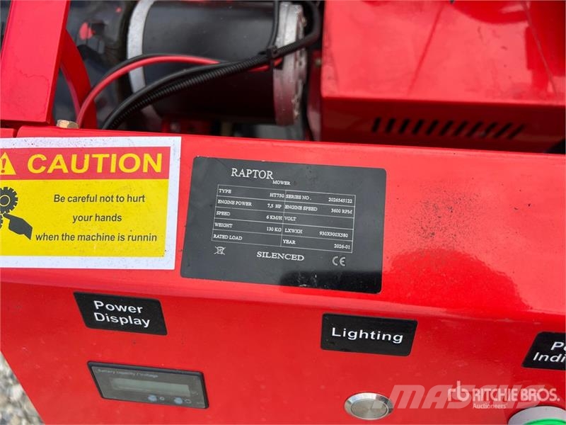 Raptor HT750 Lawn Mower (Unused) ركوب الحشائش