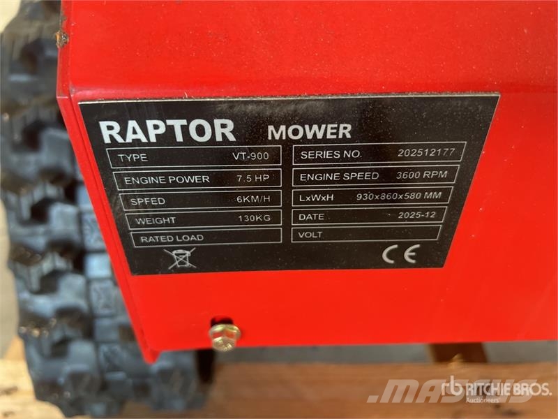 Raptor VT900 Tondeuse (Non Utilise) Remote Control Lawn M Riding mowers