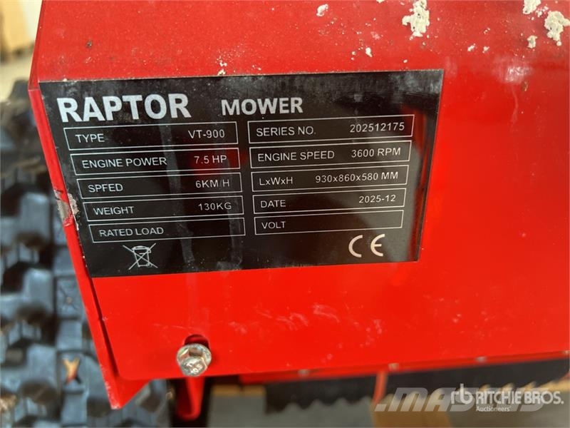 Raptor VT900 Tondeuse (Non Utilise) Remote Control Lawn M Riding mowers
