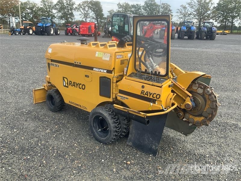Rayco RG70X 4x4 Walk Beside Stump Grinder Rotacijske brane in multikultivatorji