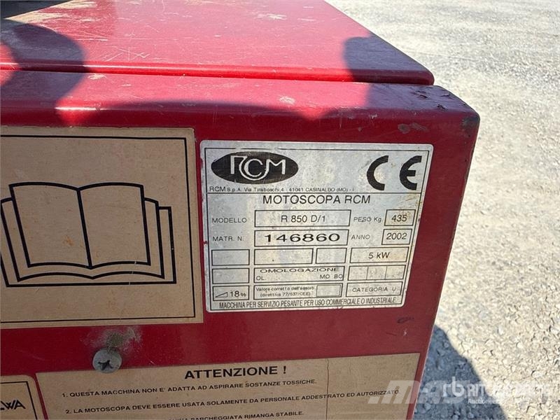 RCM R850 D/1 Floor Sweeper Altri macchinari per raccolta