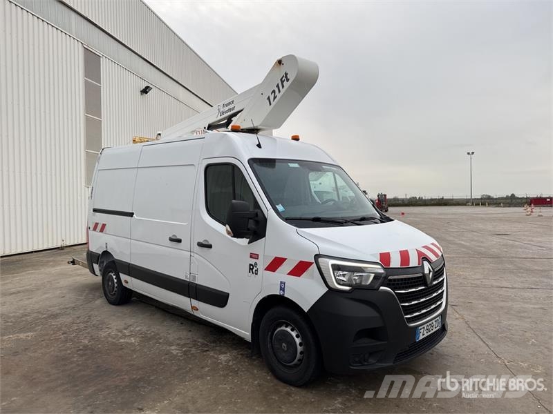 Renault 121FT 10 m on Renault Master Camion Nacelle Bucket 车载式高空作业车