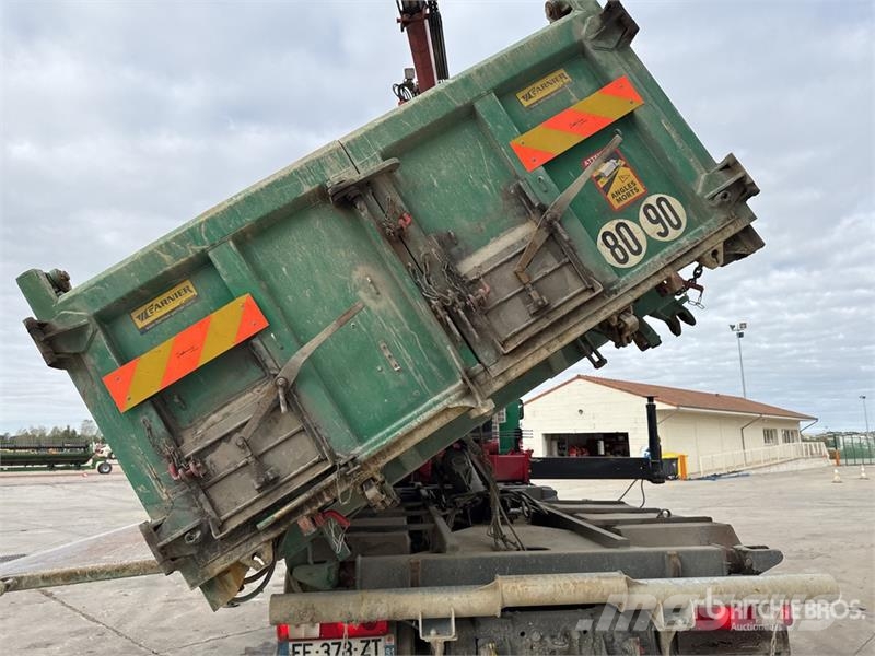 Renault 1560 3475 kg on Renault Kerax 410 DXi 8x4 Camion B Crane trucks