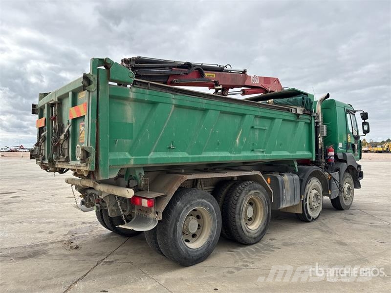 Renault 1560 3475 kg on Renault Kerax 410 DXi 8x4 Camion B Crane trucks