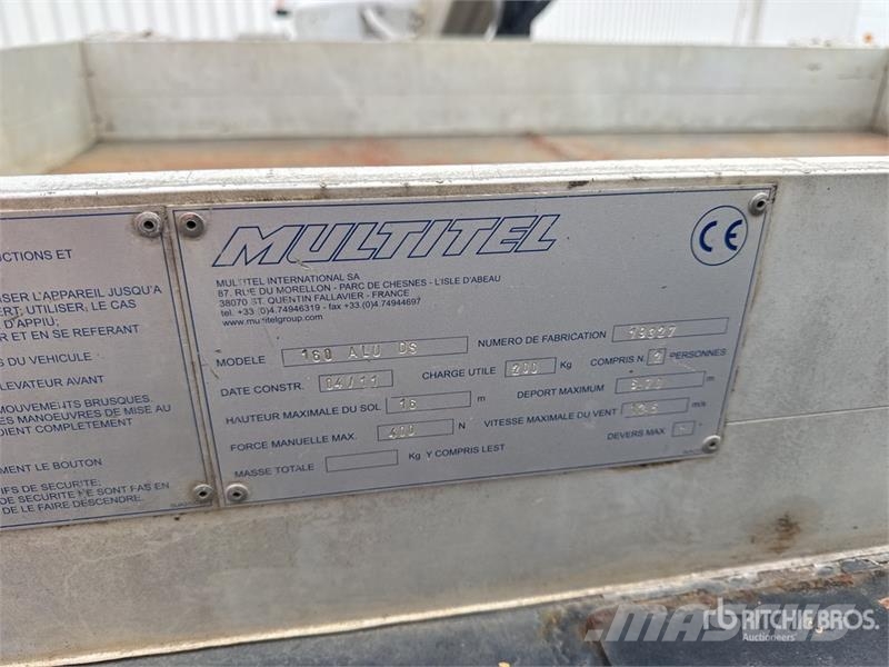Renault 160ALU 16 m on Renault 110 DXi Camion Nacelle Buck Truck mounted platforms