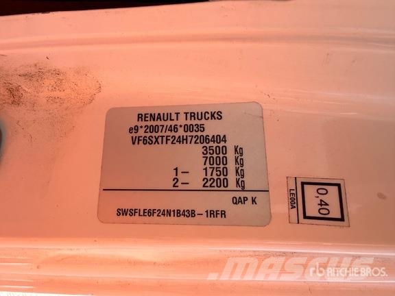 Renault B200T 18 m on Renault Maxity Vehicule Utilitaire B Camion nacelle