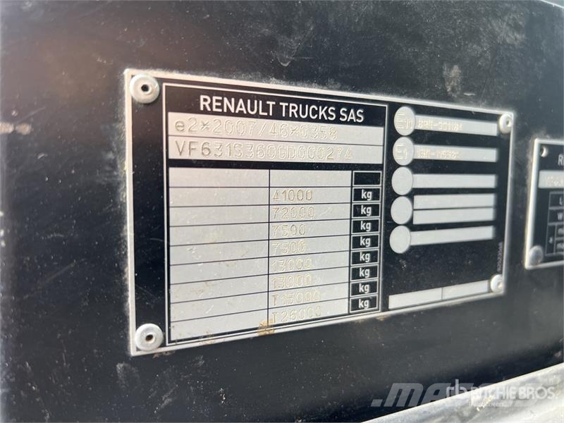 Renault C 8x4 Camion Benne Tri/A Dump Truck Φορτηγά Ανατροπή
