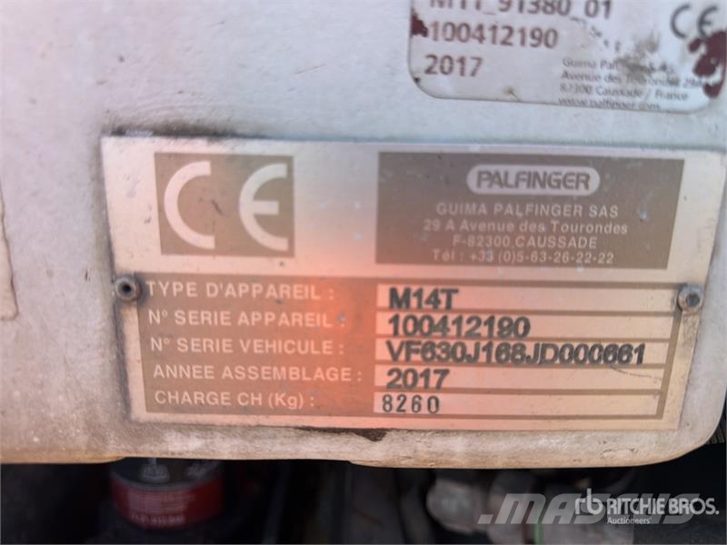 Renault C380 4x2 Camion Amplirol Roll-Off Truck شاحنات لوادر