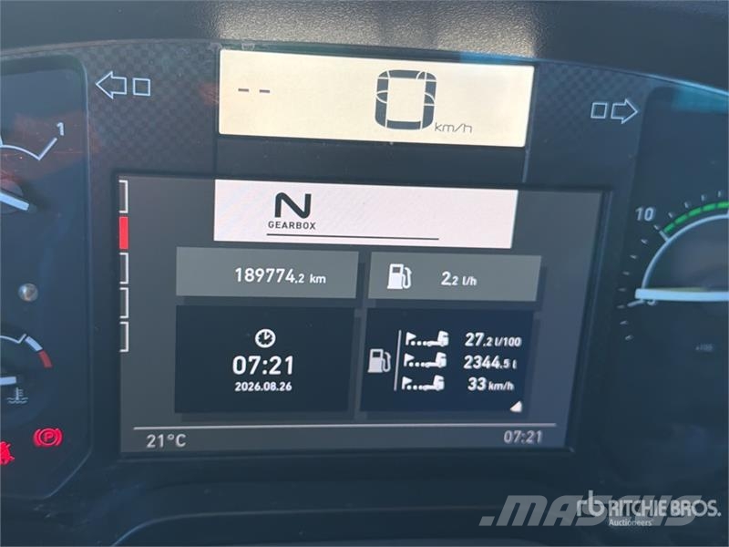 Renault C380 4x2 Camion Amplirol Roll-Off Truck شاحنات لوادر