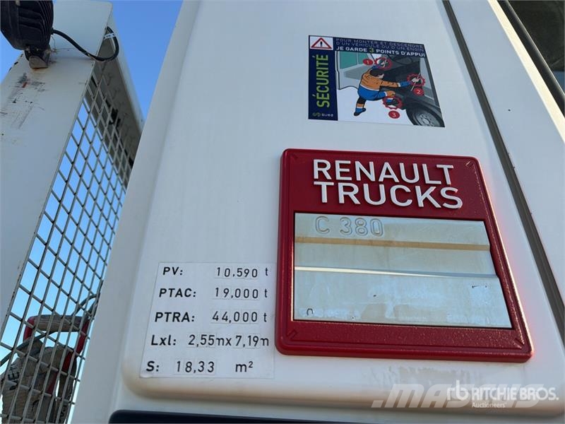 Renault C380 4x2 Camion Amplirol Roll-Off Truck شاحنات لوادر