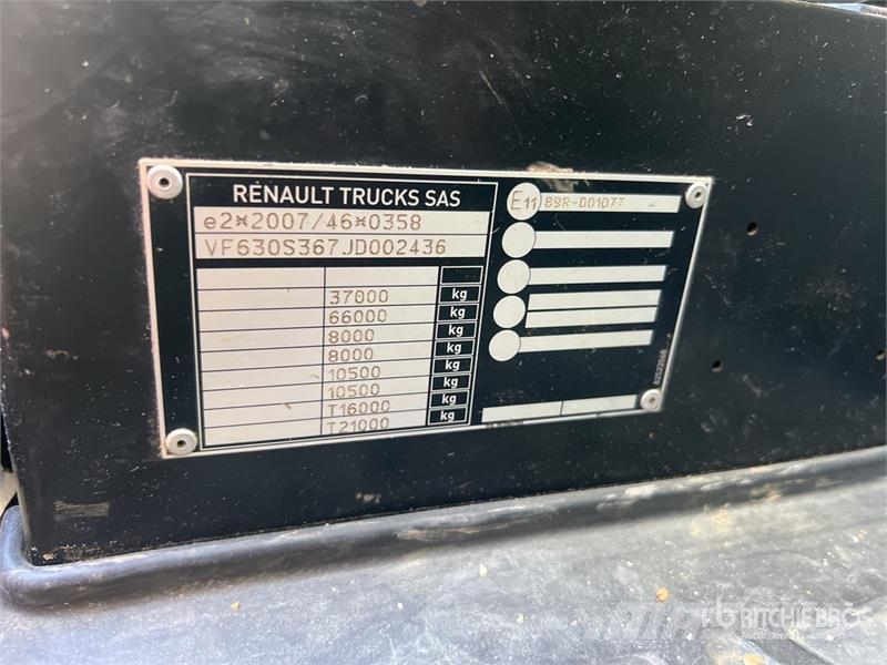 Renault C440 Comfort 8x4 Camion Bi Benne Tri/A Dump Truck Camion benne