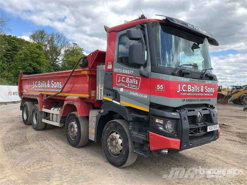 Renault C460 8x4 Twin-Steer Tri/A Dump Truck Tipper trucks