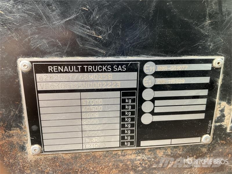 Renault C460 8x4 Twin-Steer Tri/A Dump Truck Tipper trucks