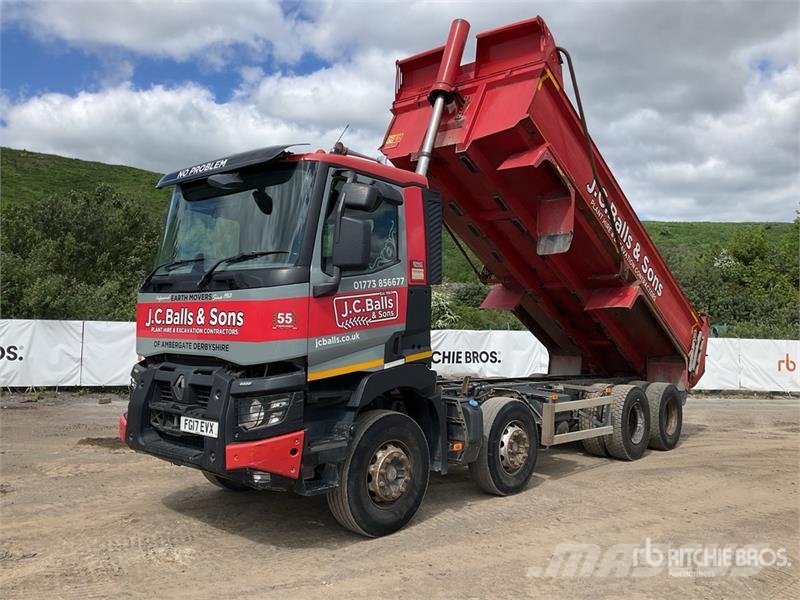 Renault C460 8x4 Twin-Steer Tri/A Dump Truck Tipper trucks