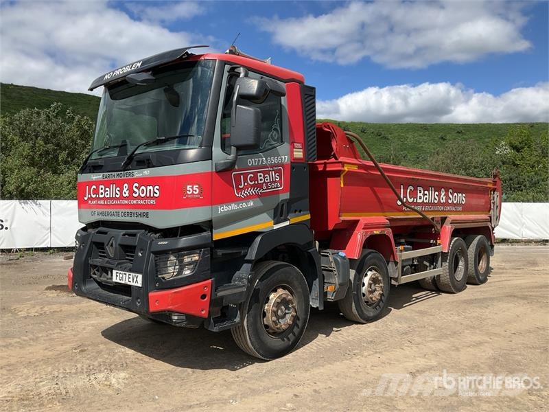 Renault C460 8x4 Twin-Steer Tri/A Dump Truck Tipper trucks