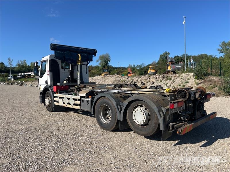 Renault D26.430 6x2 Camion Amplirol Roll-Off Truck Hidraulikus konténerszállító