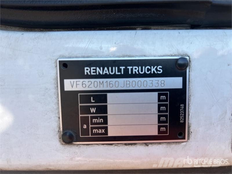 Renault D26.430 6x2 Camion Amplirol Roll-Off Truck Hidraulikus konténerszállító