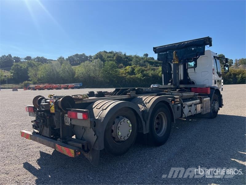 Renault D26.430 6x2 Camion Amplirol Roll-Off Truck Hidraulikus konténerszállító