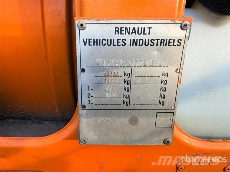 Renault ETT14 12 m on Renault 110-150 4x4 Camion Nacelle Teherautóra szerelt emelők és állványok