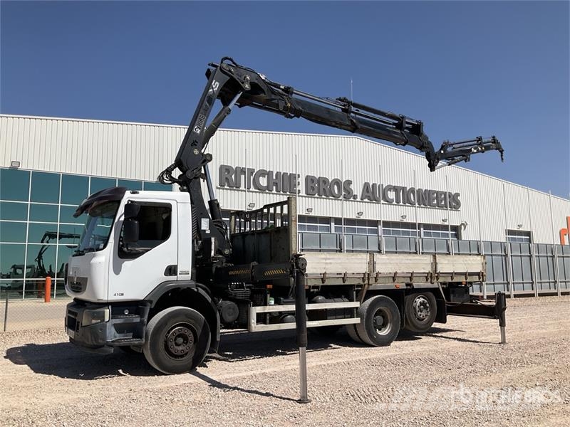 Renault Hiab 288-E 8800 kg Knuckle Boom on Renault Premiu Żurawie samochodowe