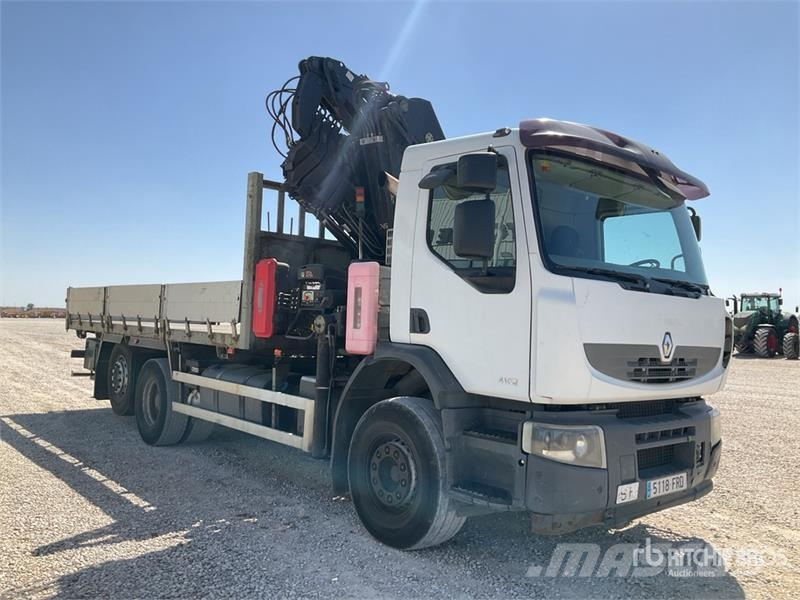 Renault Hiab 288-E 8800 kg Knuckle Boom on Renault Premiu Żurawie samochodowe
