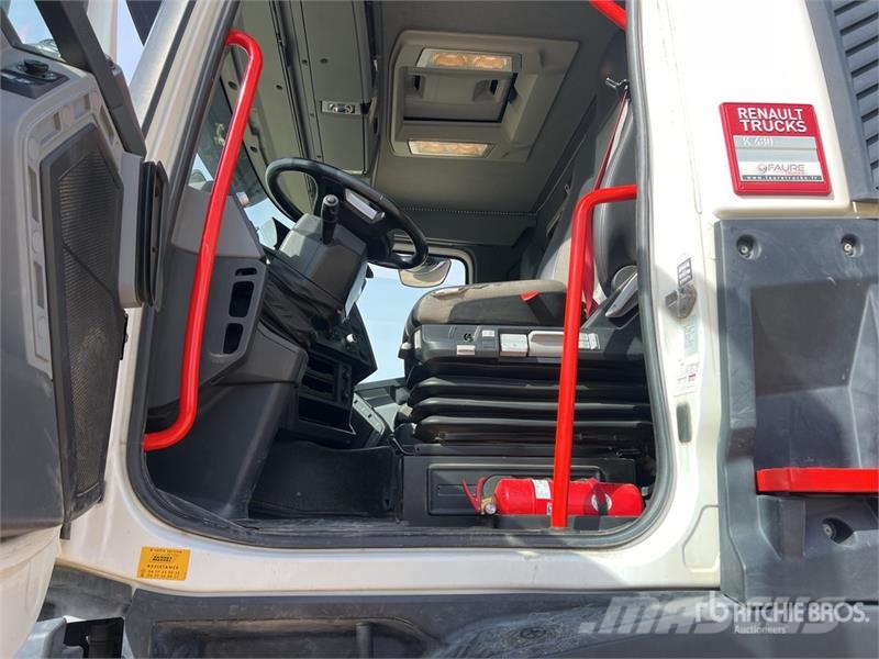 Renault K 480 8x4 Camion Benne remorquant Tri/A Dump Truck Billenő teherautók