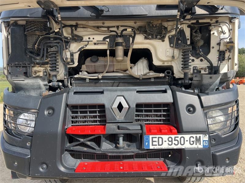 Renault K 480 8x4 Camion Benne remorquant Tri/A Dump Truck Billenő teherautók