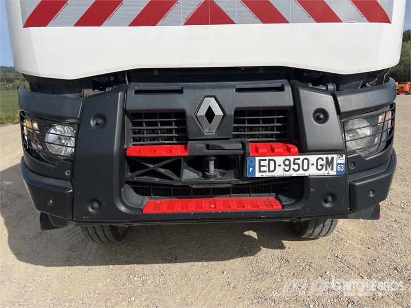 Renault K 480 8x4 Camion Benne remorquant Tri/A Dump Truck Billenő teherautók