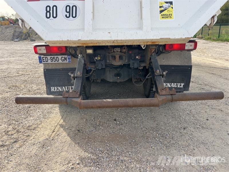 Renault K 480 8x4 Camion Benne remorquant Tri/A Dump Truck Billenő teherautók