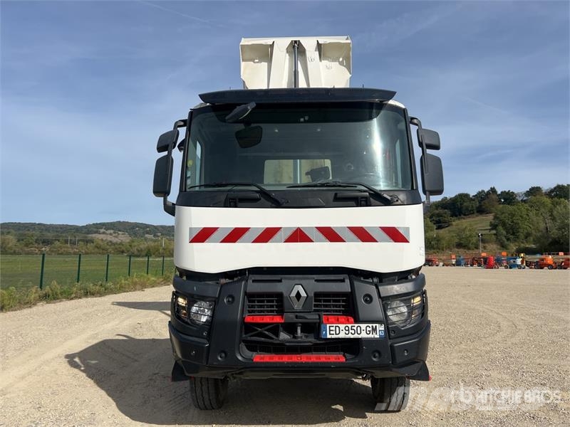Renault K 480 8x4 Camion Benne remorquant Tri/A Dump Truck Billenő teherautók