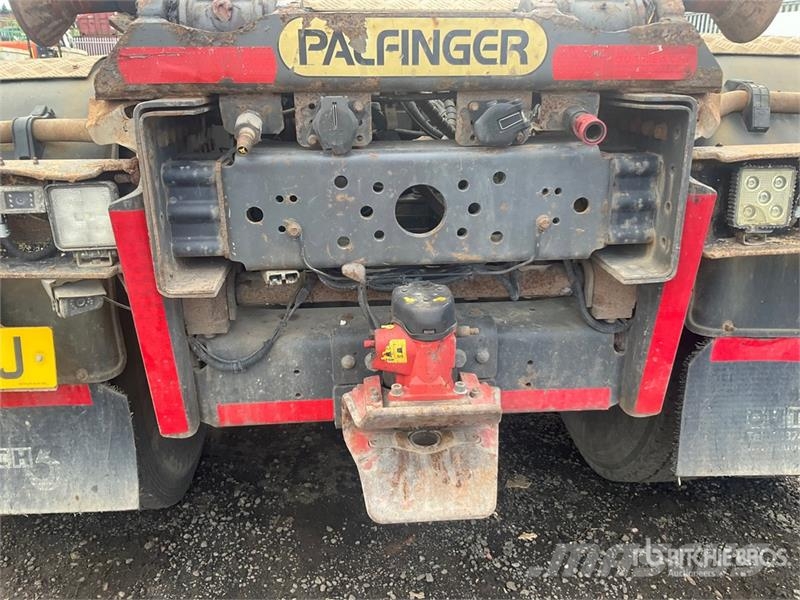Renault K430 8x4 Twin-Steer Crew Cab Hooklift Truck Sunkvežimiai su keliamuoju kabliu
