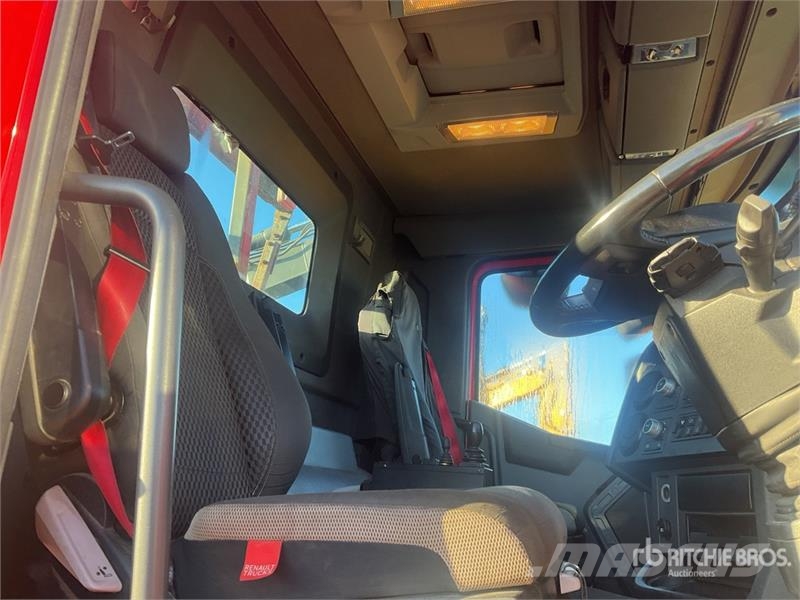 Renault K430 8x4 Twin-Steer Crew Cab Hooklift Truck Sunkvežimiai su keliamuoju kabliu