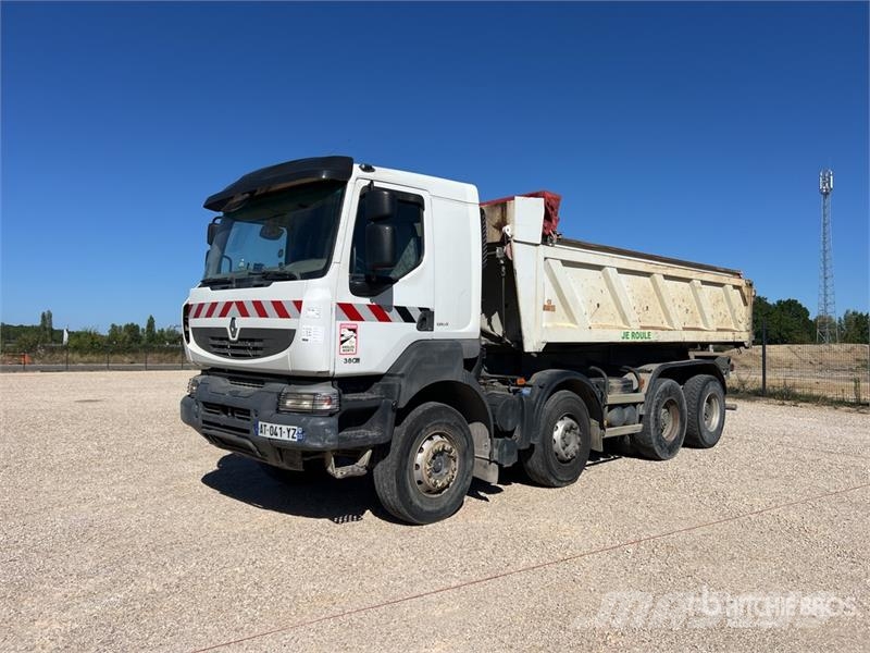 Renault Kerax 380 DXI 8x4 Camion Benne T/A Dump Truck 덤프 트럭