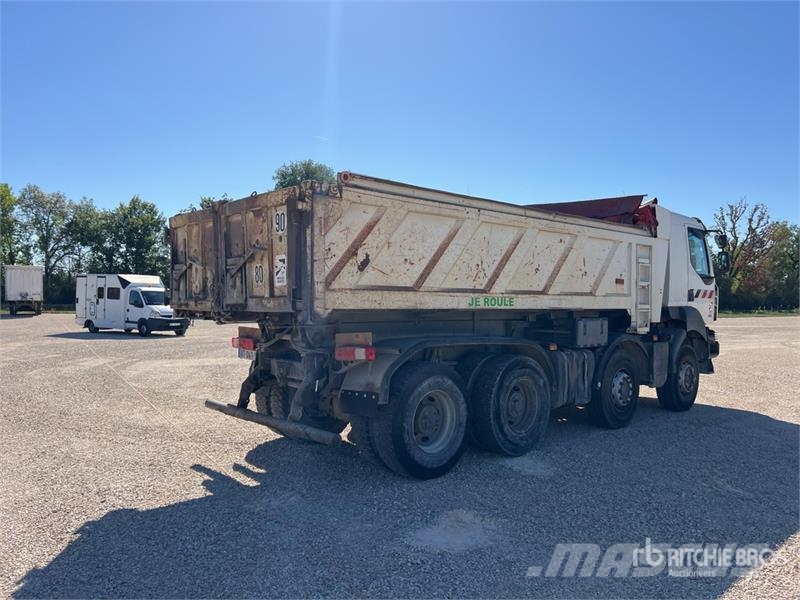 Renault Kerax 380 DXI 8x4 Camion Benne T/A Dump Truck 덤프 트럭