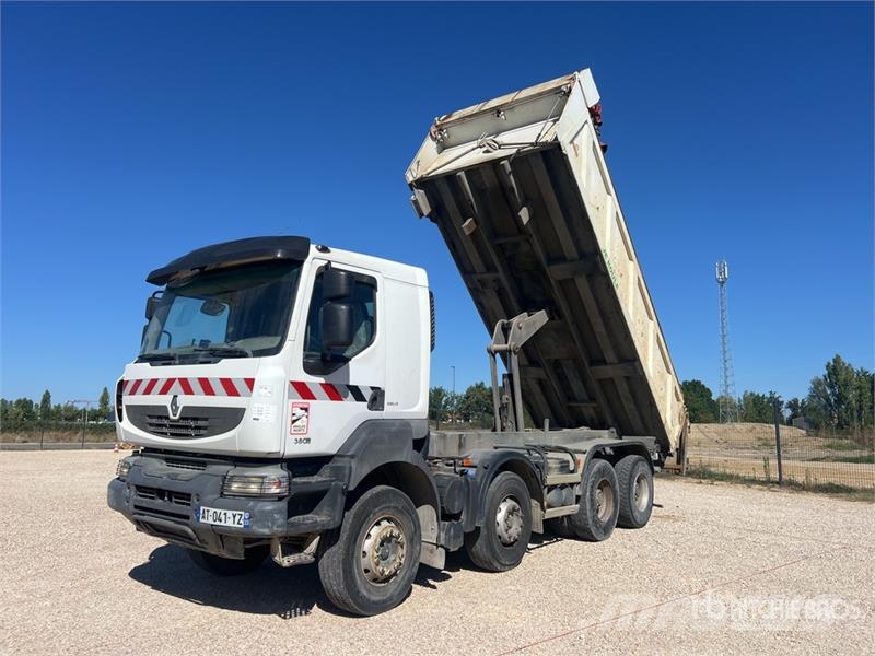 Renault Kerax 380 DXI 8x4 Camion Benne T/A Dump Truck 덤프 트럭