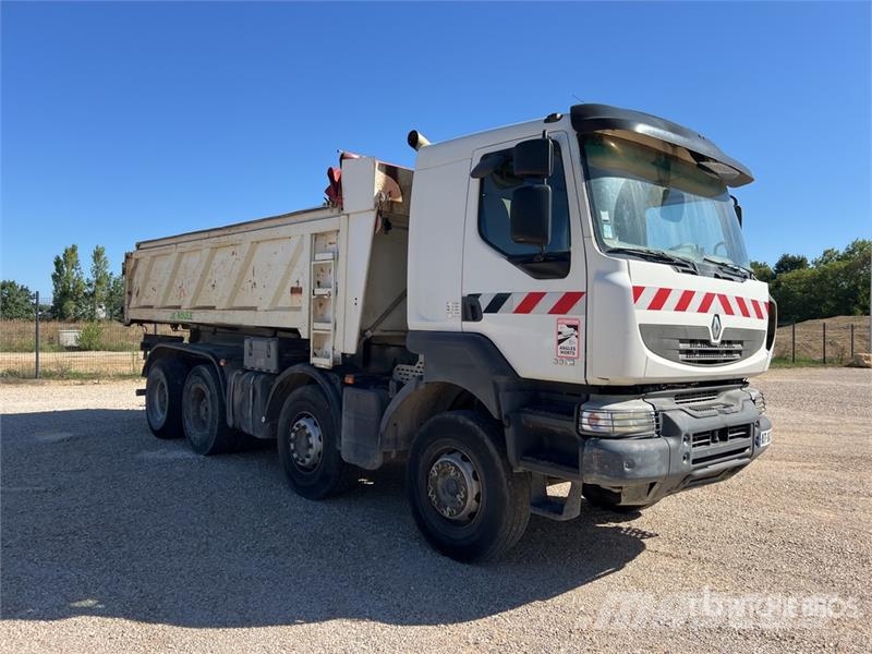 Renault Kerax 380 DXI 8x4 Camion Benne T/A Dump Truck 덤프 트럭