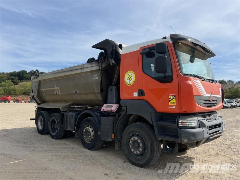 Renault KERAX 450 DXi 8x4 Twin-Steer Camion Benne Tri/A Du Tipper trucks